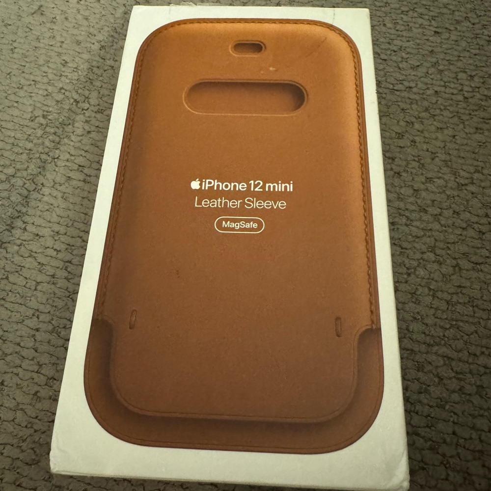 Brand NEW IPhone 12 Mini MAGSAFE leather sleeve